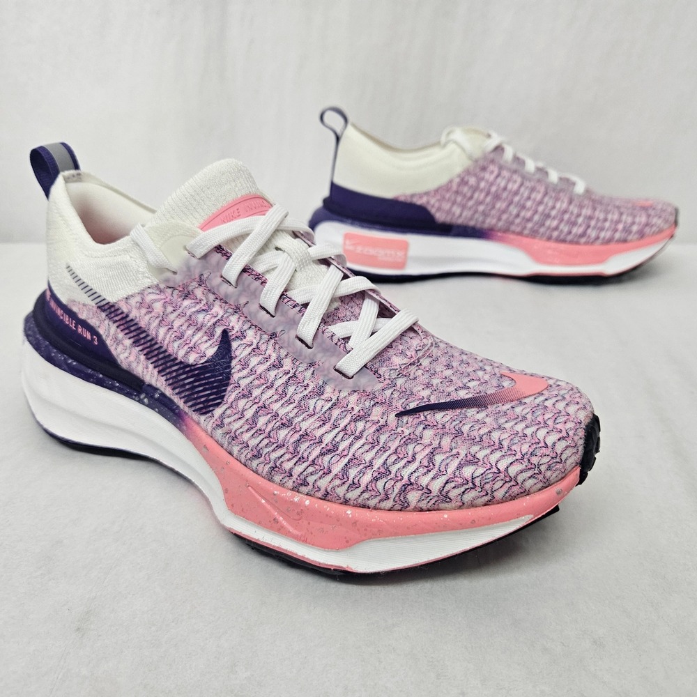 Nike ZoomX Invincible Run FK 3 Running Shoes FQ8766-100 Purple Womens Size 7.5